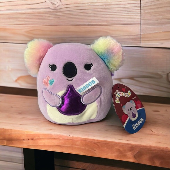 Squishmallows Renate the Koala Valentine Hershey Kisses Heart 5” - Picture 1 of 4